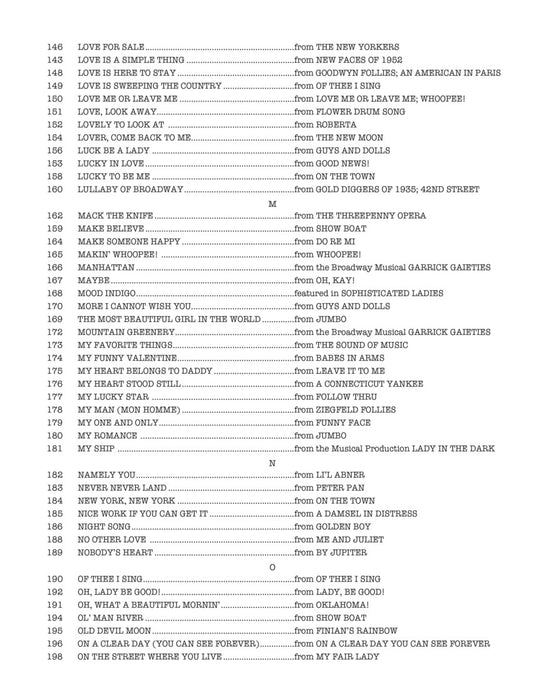 The Real Broadway Book C Instruments 百老匯 | 小雅音樂 Hsiaoya Music