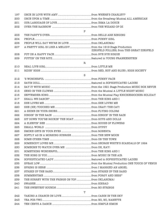 The Real Broadway Book C Instruments 百老匯 | 小雅音樂 Hsiaoya Music