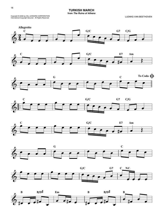 The Easy Classical Fake Book Melody, Lyrics & Simplified Chords in the Key of C 古典 旋律 | 小雅音樂 Hsiaoya Music