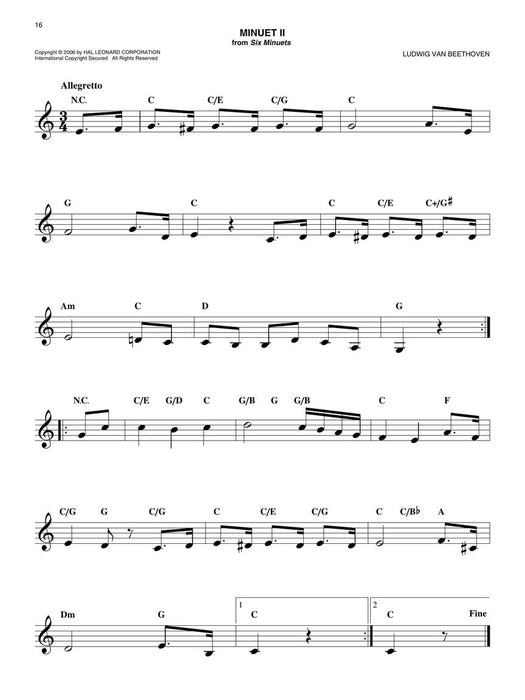 The Easy Classical Fake Book Melody, Lyrics & Simplified Chords in the Key of C 古典 旋律 | 小雅音樂 Hsiaoya Music