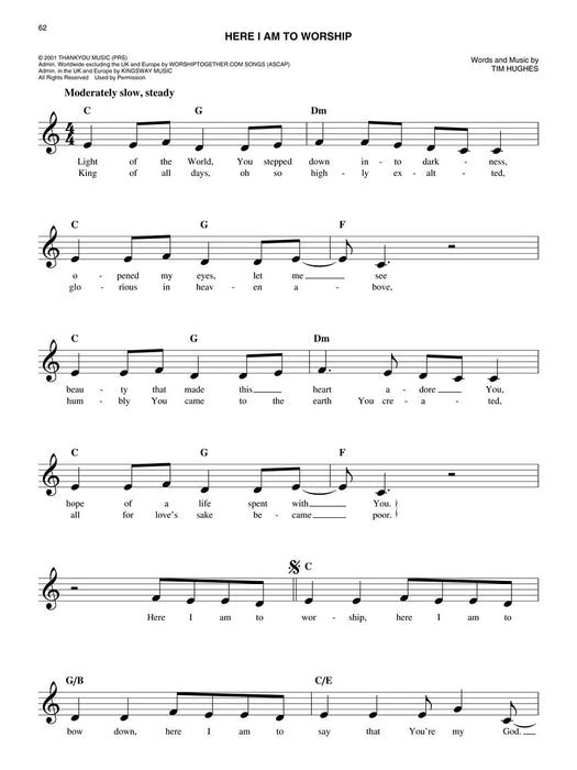 The Easy Worship Fake Book Over 100 Songs in the Key of C 費克 | 小雅音樂 Hsiaoya Music