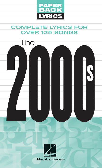 The 2000s Lyrics Paperback Lyrics | 小雅音樂 Hsiaoya Music