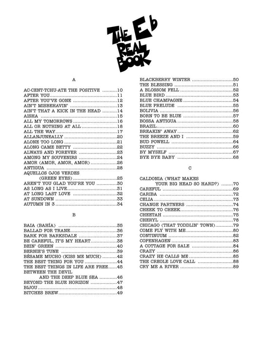 The Real Book - Volume III Eb Edition | 小雅音樂 Hsiaoya Music