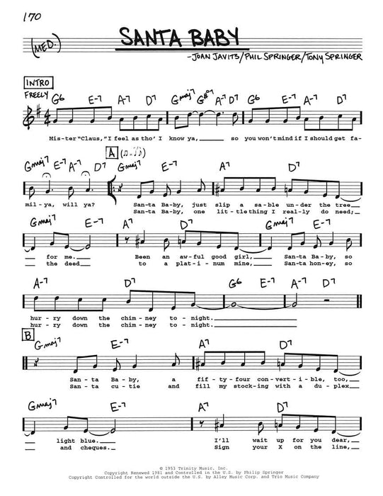 The Real Christmas Book - 2nd Edition C Edition Includes Lyrics! | 小雅音樂 Hsiaoya Music