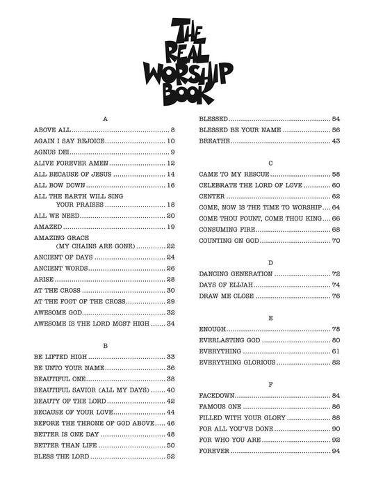 The Real Worship Book C Instruments | 小雅音樂 Hsiaoya Music