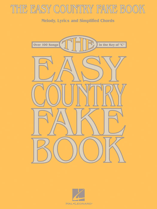 The Easy Country Fake Book Over 100 Songs in the Key of C 費克 | 小雅音樂 Hsiaoya Music