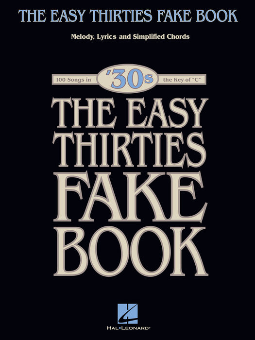The Easy 1930s Fake Book 100 Songs in the Key of C 費克 | 小雅音樂 Hsiaoya Music