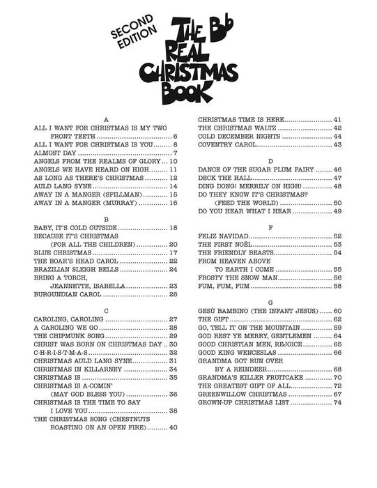 The Real Christmas Book - 2nd Edition Bb Edition | 小雅音樂 Hsiaoya Music