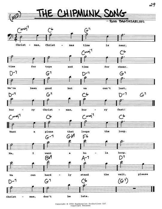 The Real Christmas Book - 2nd Edition Bass Clef Edition | 小雅音樂 Hsiaoya Music