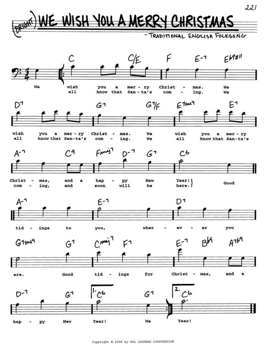 The Real Christmas Book - 2nd Edition Bass Clef Edition | 小雅音樂 Hsiaoya Music