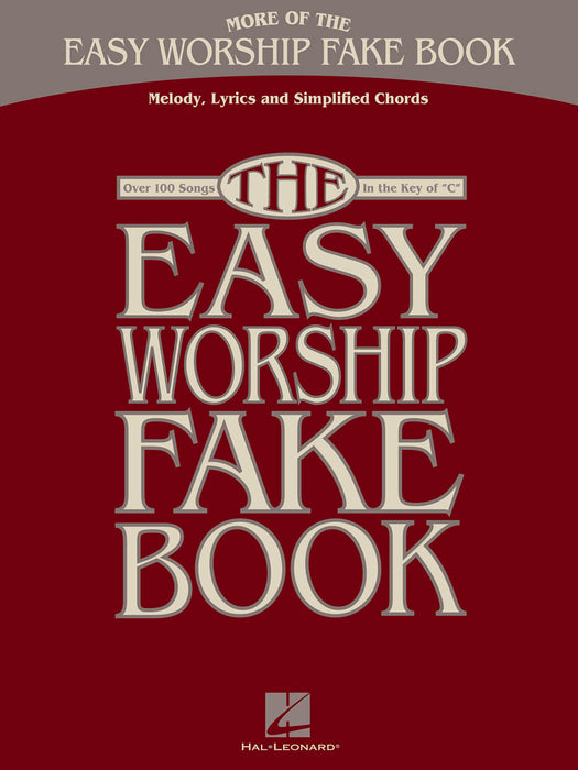 More of the Easy Worship Fake Book Over 100 Songs in the Key of C 費克 | 小雅音樂 Hsiaoya Music