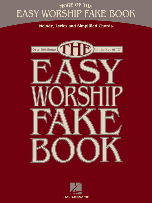 More of the Easy Worship Fake Book Over 100 Songs in the Key of C 費克 | 小雅音樂 Hsiaoya Music