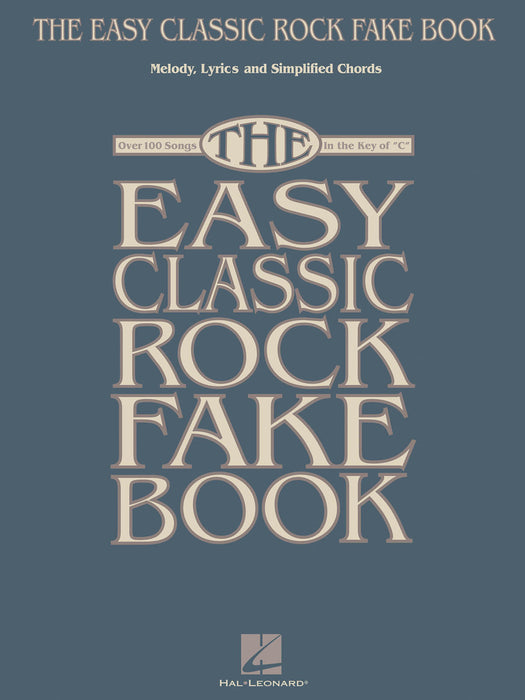 The Easy Classic Rock Fake Book Melody, Lyrics & Simplified Chords in the Key of C 費克 旋律 | 小雅音樂 Hsiaoya Music