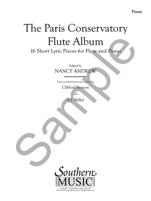 Paris Conservatory Flute Album: 16 Short Lyric Pieces for Flute and Piano for Flute and Piano 抒情的小品 長笛(含鋼琴伴奏) | 小雅音樂 Hsiaoya Music