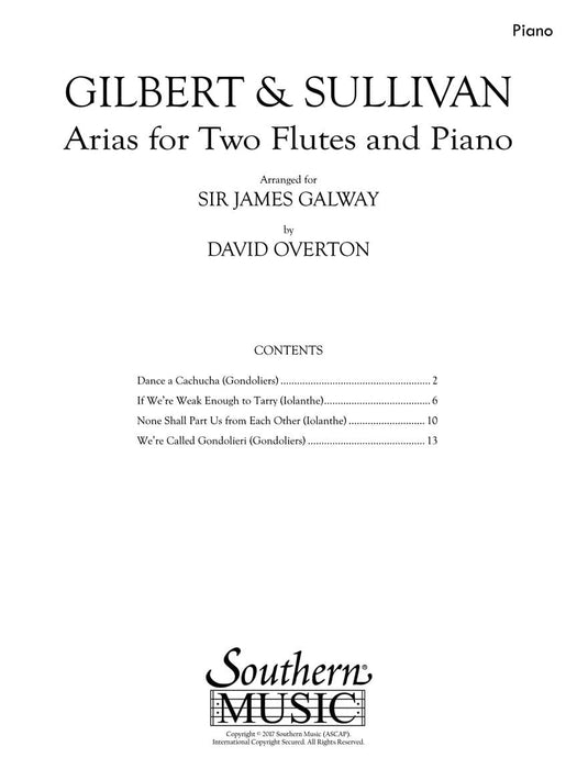 Arias for Two Flutes and Piano 薩利文 詠唱調 長笛二重奏(含鋼琴伴奏) | 小雅音樂 Hsiaoya Music