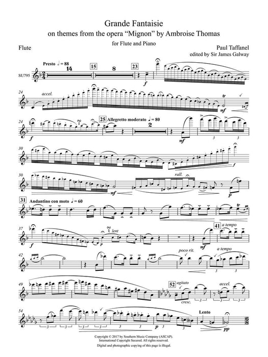 Grand Fantasy on Mignon Flute Solo with Piano 幻想曲 長笛 鋼琴 長笛(含鋼琴伴奏) | 小雅音樂 Hsiaoya Music