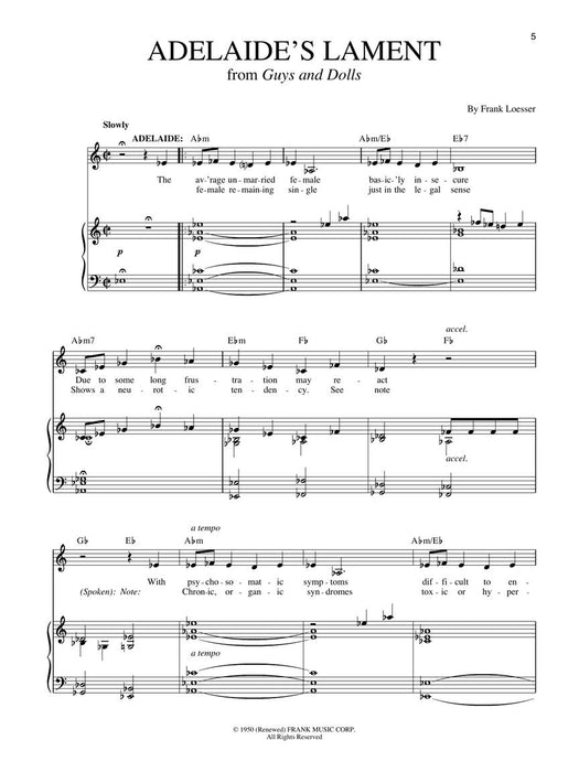 Character Songs from Musical Theatre - Women's Edition 31 Songs from Featured Character Roles | 小雅音樂 Hsiaoya Music