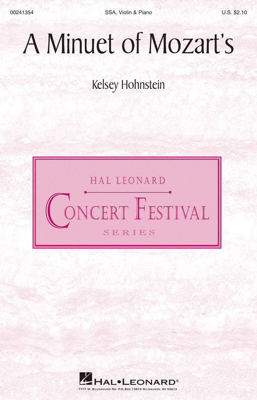 A Minuet of Mozart's Concert Festival 小步舞曲 | 小雅音樂 Hsiaoya Music