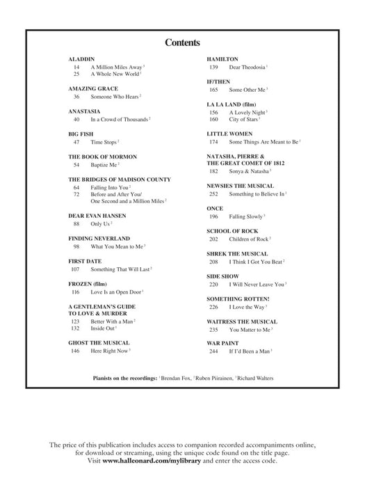 The Singer's Musical Theatre Anthology: Duets, Volume 4 - Book/Online Audio Book/Online Audio 二重奏 | 小雅音樂 Hsiaoya Music