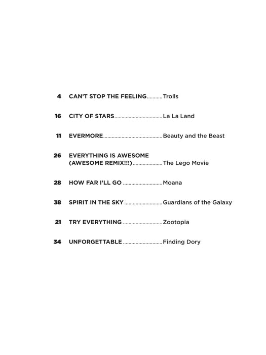 Modern Movie Favorites for Five-Finger Piano 鋼琴 | 小雅音樂 Hsiaoya Music