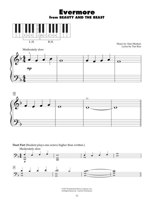 Modern Movie Favorites for Five-Finger Piano 鋼琴 | 小雅音樂 Hsiaoya Music