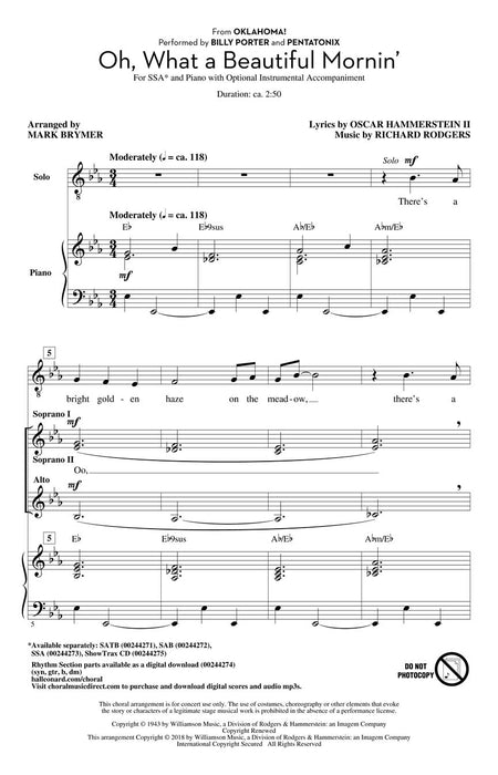 Oh, What a Beautiful Mornin' from Oklahoma! | 小雅音樂 Hsiaoya Music