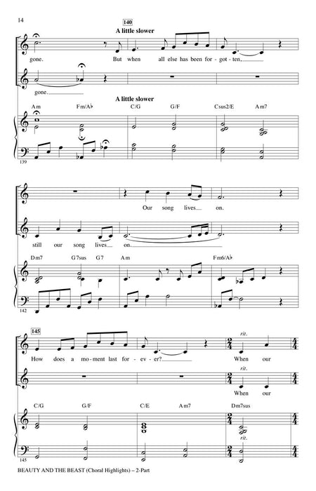 Beauty and the Beast (Choral Highlights) 合唱 | 小雅音樂 Hsiaoya Music