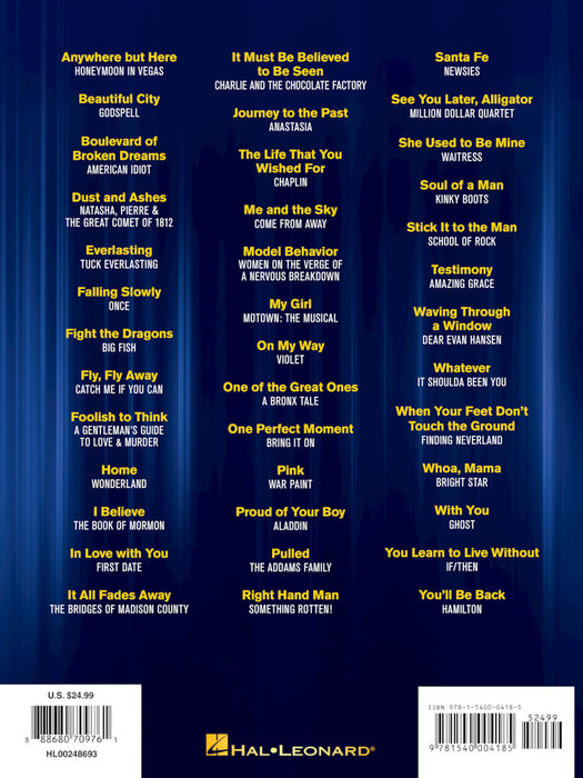 Broadway Sheet Music Collection: 2010-2017 百老匯 | 小雅音樂 Hsiaoya Music