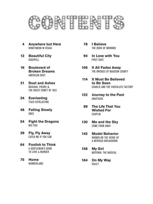 Broadway Sheet Music Collection: 2010-2017 百老匯 | 小雅音樂 Hsiaoya Music