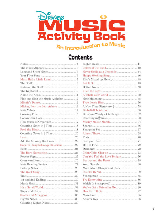 Disney Music Activity Book - 2nd Edition | 小雅音樂 Hsiaoya Music