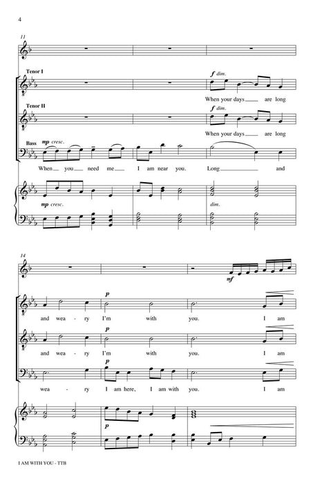 I Am with You Andrea Ramsey Choral Series 合唱 | 小雅音樂 Hsiaoya Music