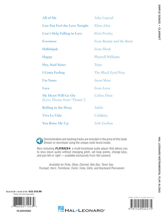 Simple Songs Clarinet 豎笛 | 小雅音樂 Hsiaoya Music