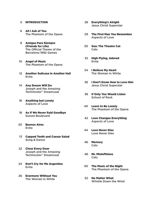 Andrew Lloyd Webber - Super Easy Songbook | 小雅音樂 Hsiaoya Music