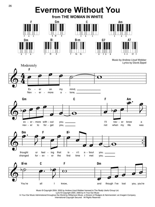 Andrew Lloyd Webber - Super Easy Songbook | 小雅音樂 Hsiaoya Music