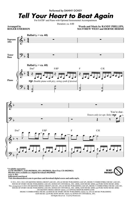 Tell Your Heart to Beat Again | 小雅音樂 Hsiaoya Music