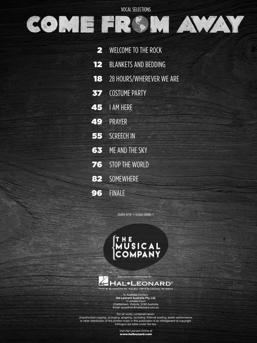 Come from Away A New Musical Vocal Line with Piano Accompaniment 鋼琴 伴奏 | 小雅音樂 Hsiaoya Music