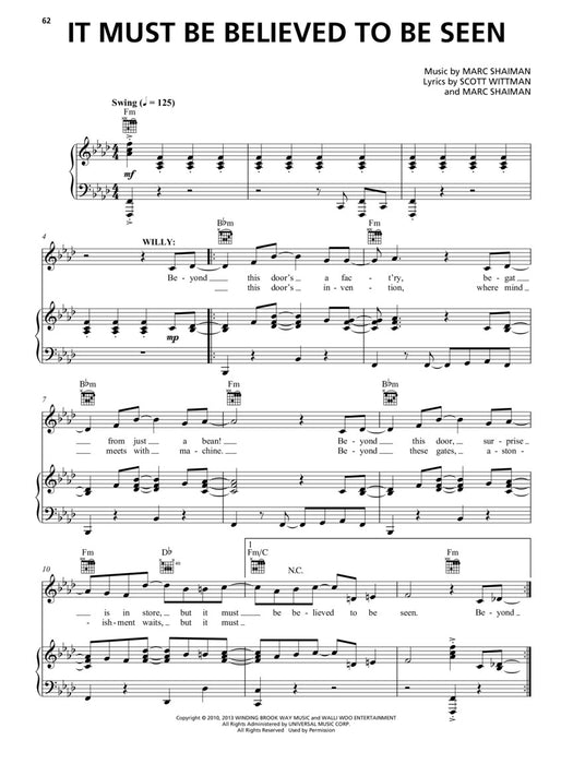 Charlie and the Chocolate Factory: The New Musical Piano/Vocal Selections 鋼琴 | 小雅音樂 Hsiaoya Music