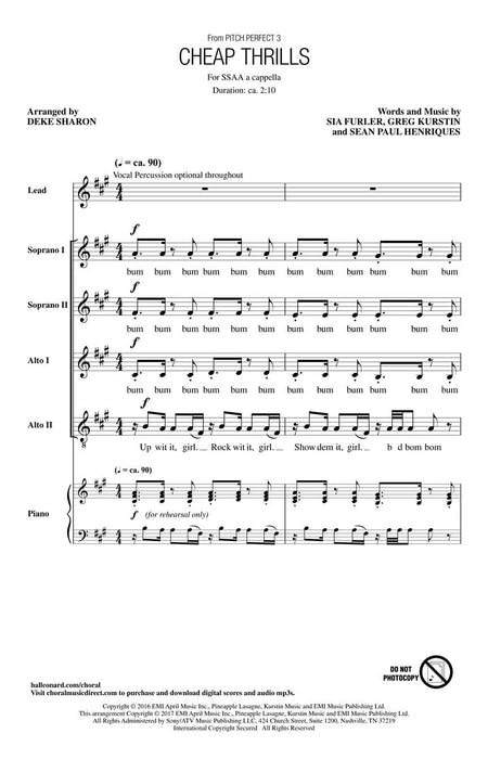 Cheap Thrills ¦ from Pitch Perfect 3 | 小雅音樂 Hsiaoya Music