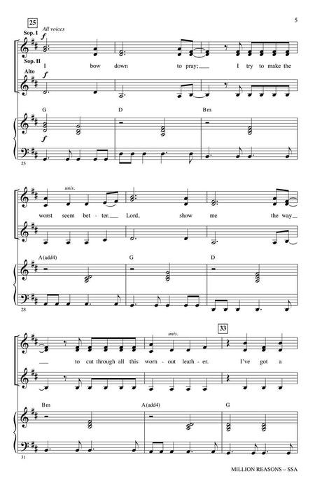 Million Reasons | 小雅音樂 Hsiaoya Music