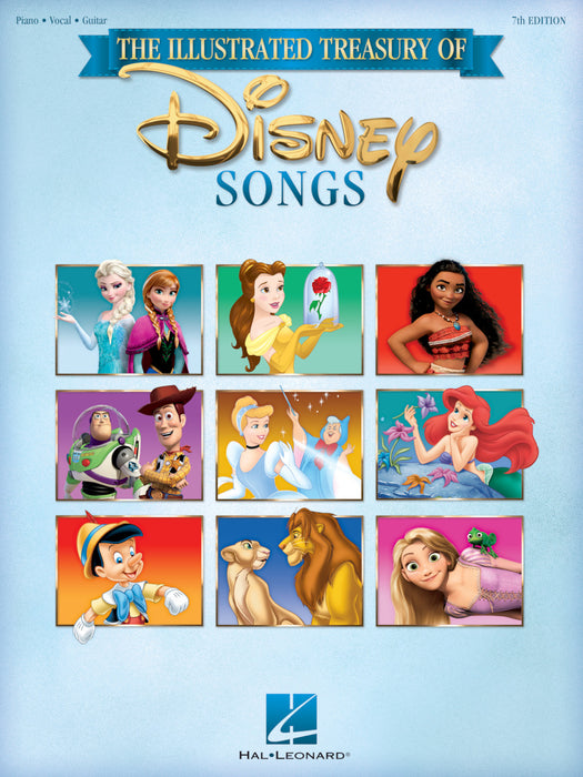 The Illustrated Treasury of Disney Songs - 7th Edition | 小雅音樂 Hsiaoya Music