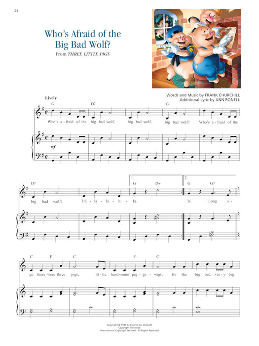 The Illustrated Treasury of Disney Songs - 7th Edition | 小雅音樂 Hsiaoya Music