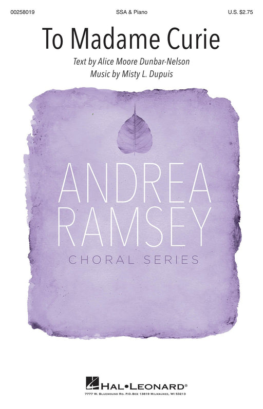 To Madame Curie Andrea Ramsey Choral Series 合唱 | 小雅音樂 Hsiaoya Music