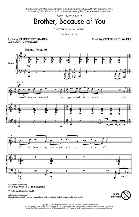 Brother, Because of You from Tyler's Suite 組曲 | 小雅音樂 Hsiaoya Music