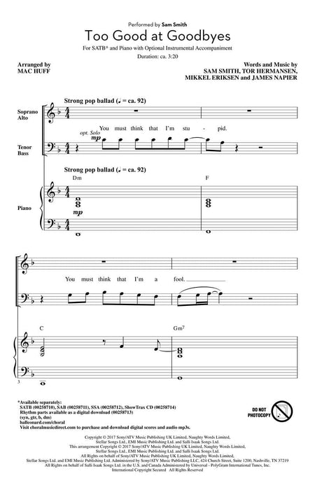 Too Good at Goodbyes | 小雅音樂 Hsiaoya Music