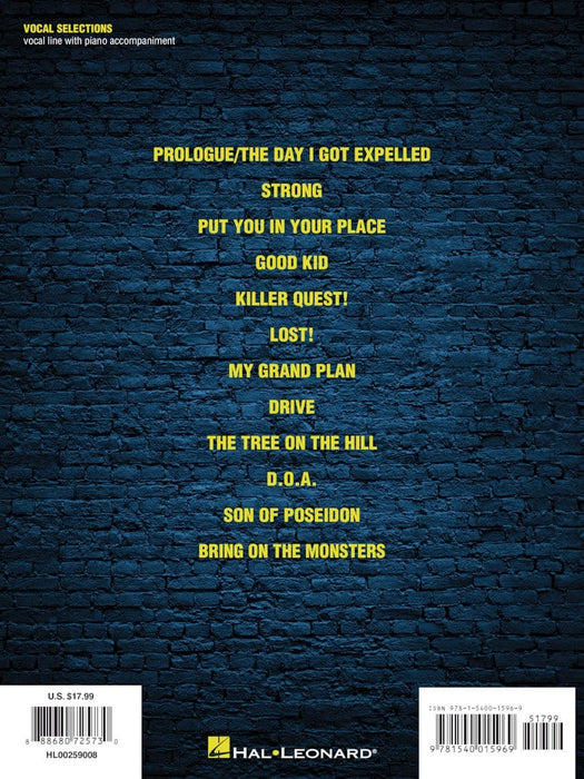 The Lightning Thief The Percy Jackson Musical - Vocal Selections | 小雅音樂 Hsiaoya Music