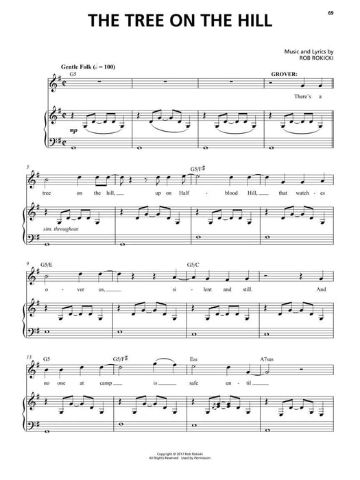 The Lightning Thief The Percy Jackson Musical - Vocal Selections | 小雅音樂 Hsiaoya Music