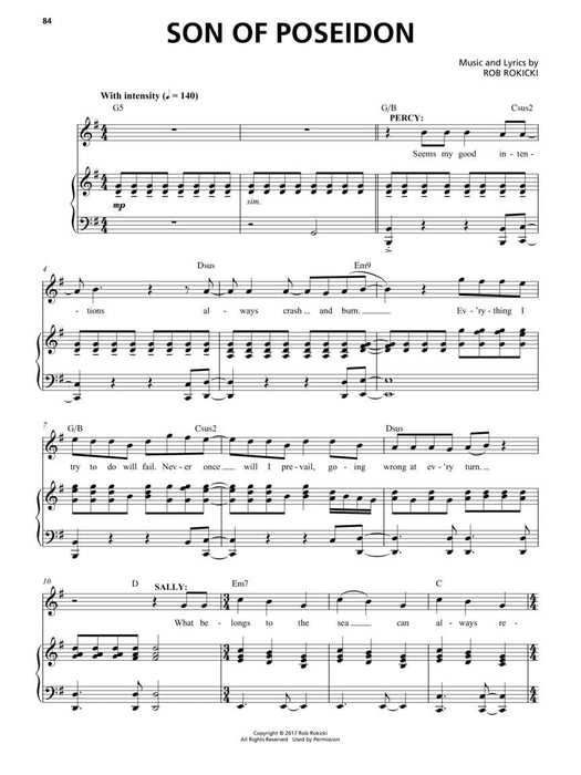 The Lightning Thief The Percy Jackson Musical - Vocal Selections | 小雅音樂 Hsiaoya Music