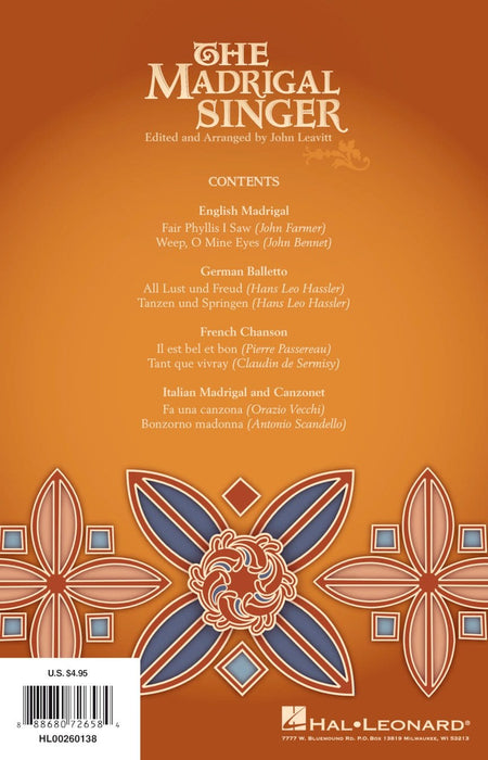 The Madrigal Singer 牧歌 | 小雅音樂 Hsiaoya Music