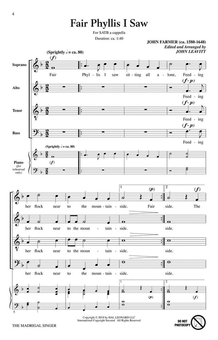 The Madrigal Singer 牧歌 | 小雅音樂 Hsiaoya Music