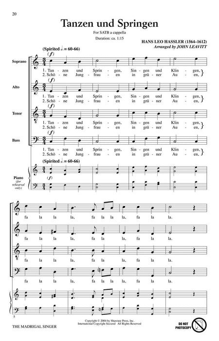 The Madrigal Singer 牧歌 | 小雅音樂 Hsiaoya Music